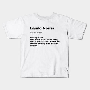 Lando Norris F1 T-Shirt Kids T-Shirt